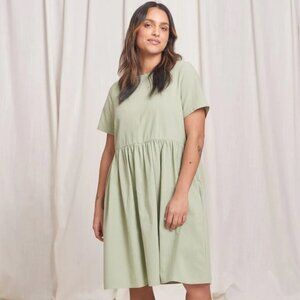 TRADLANDS | NICO 2.0 CRINKLE COTTON DRESS | MINT | XL
